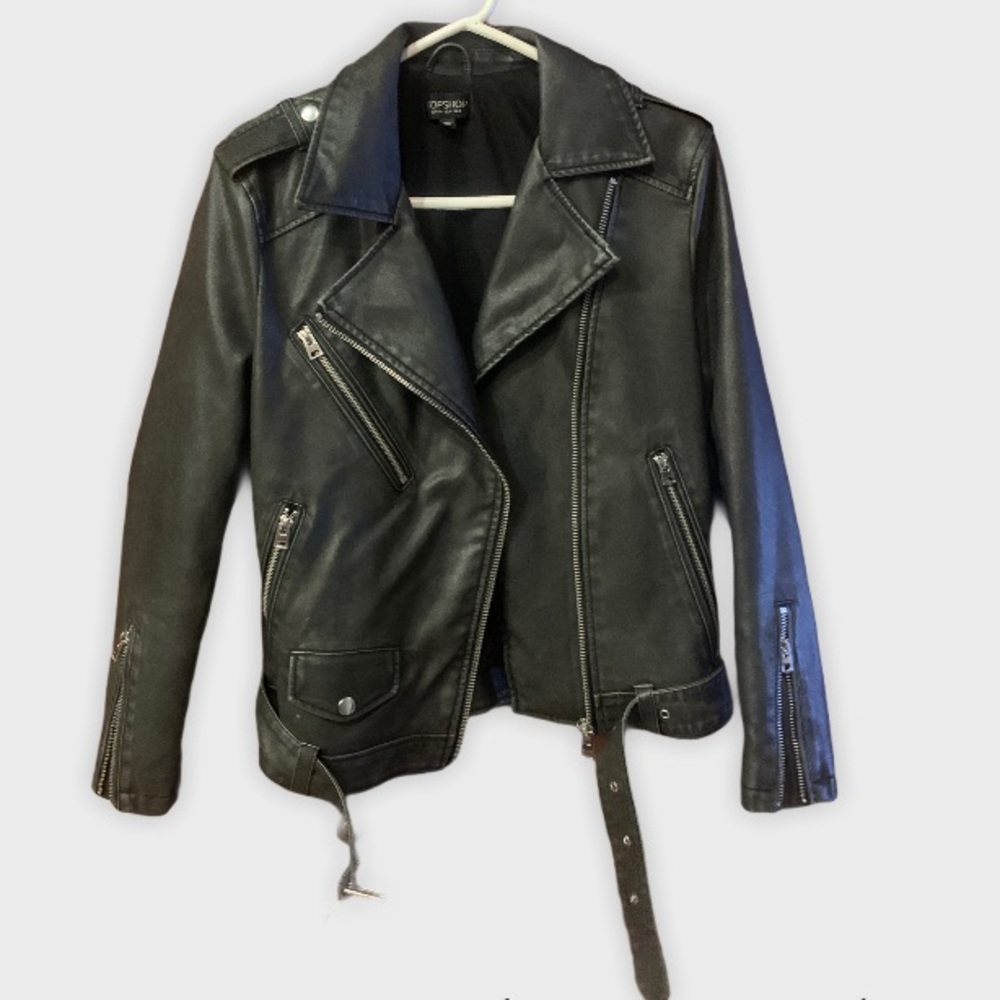 🖤Vegan Leather Jacket // TOPSHOP